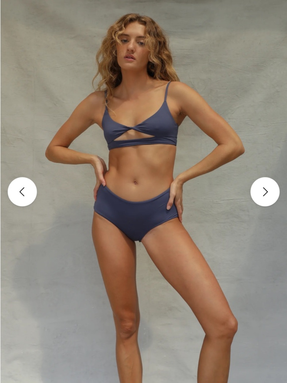 Toast Swim Positano Twist Bikini Top (New!)